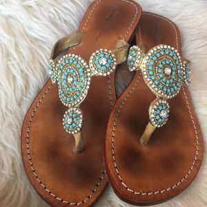 Tommy Bahama beaded jewels 💎 slip-ons ✨